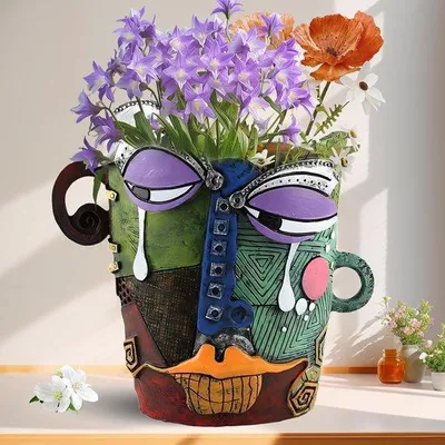 Image de Pot de fleurs unique avec trou de drainage pour l'intérieur