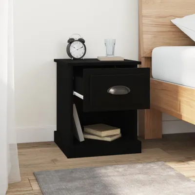 Zdjęcie produktu dla VidaXL 816131, Czarny, Drewno, 390 mm, 390 mm, 475 mm, 2 szt.