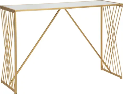 Obrázek produktu pro Zlatý knzolový stolek EASY, 120 x 40 x 80 cm