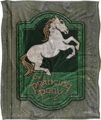 Obrázok produktu pre Pán prsteňov - Deka "Prancing Pony", štít TV18871 (jedna veľkosť) (farebná)