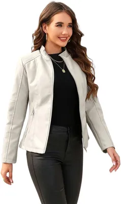 Productafbeelding van Currero Leren Jas Dames Beige M
