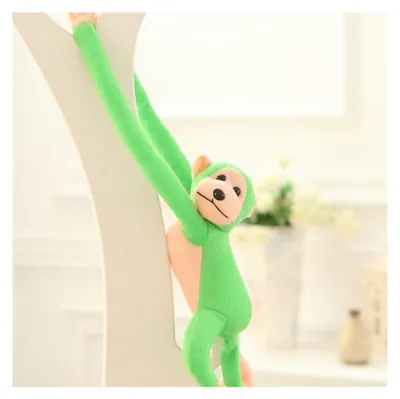 Produktbild von Leantoys Plüsch-Affe-Maskottchen mit Sound, grün 80 cm