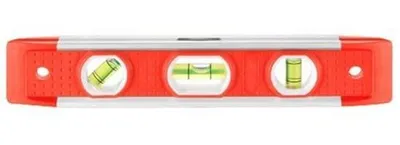 Productafbeelding van Torpedo-waterpas met magneet - 22,5 cm - Rood