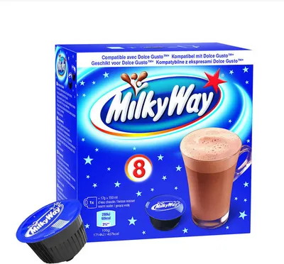 Produktbild von Milkyway Heiße Schokolade Kapseln 8x15g