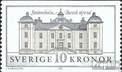 Produktbild von Briefmarken Schweden 1991 Mi 1684 (kompl.Ausg.) postfrisch Schloß Strömsholm