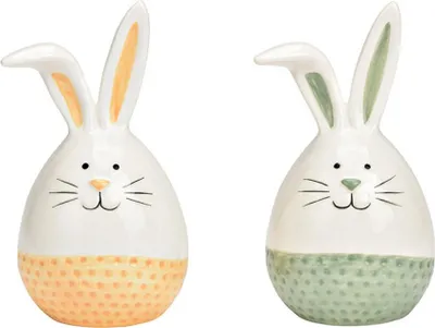 Zdjęcie produktu dla Biały ceramiczny króliczek CERAMIC RABIT - różne warianty