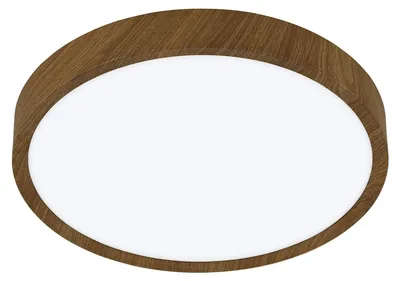 Immagine prodotto di Plafoniera Contemporanea Musurita Policarbonato Noce 6 Luci Led Integrato 5,5W
