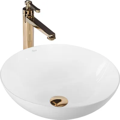 Produktbild von Rea Aufsatzwaschbecken Erica Round White