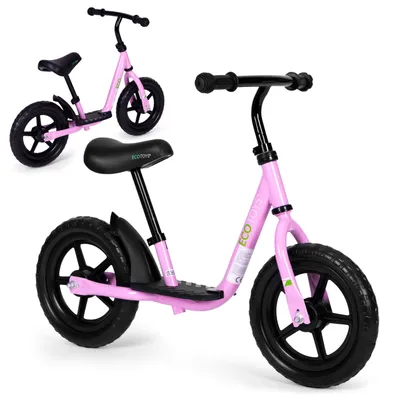 Image de Vélo cross pour enfants avec roues à plateforme EVA ECOTOYS rose