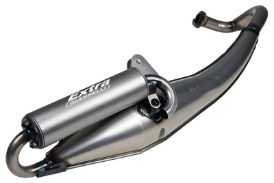 Obrázok produktu pre Výfukový systém Giannelli Extra V2 s homologáciou (ABE) pre skúter Kymco Super 8 50 (2-taktný motor)