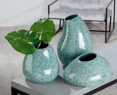 Produktbild von Gilde Keramik Vase " Organic " VE 2 28851