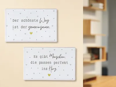 Produktbild von Gilde Metall Schild "Gemeinsamer Weg"