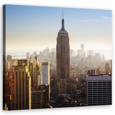 Produktbild von Leinwandbild städte & architektur - beige 60x60 cm Feeby beige wandbild bereit zum aufhängen