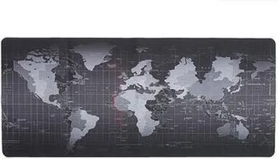 Obrázok produktu pre XXL Herná Podložka pod Myš 90x40 cm, Protiskluzová, Svetový Dizajn, Pre PC Gaming, Notebook
