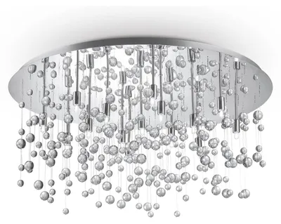 Image de Ideal Lux plafonnier Neve Pl15 chrome