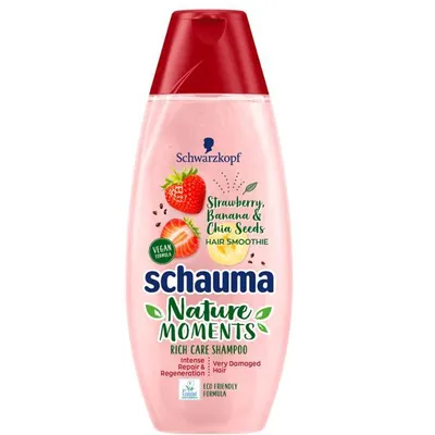Obrázok produktu pre Schauma Nature Moments Hlboko regeneračný šampón pre poškodené vlasy, 400ml
