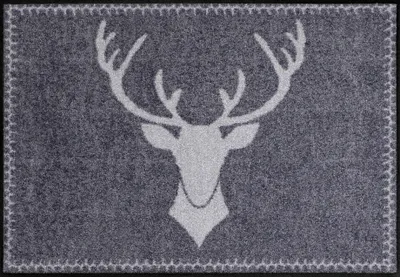 Produktbild von Salonloewe FRANZ ANTHRAZIT Fußmatte Wohnmatte 50 x 75 cm