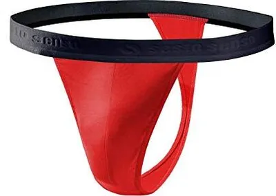 Produktbild von Sesto Senso Pánské spodní prádlo STRING TIGER Slipy Tanga Tanga Pánské kalhoty - červené - 2XL