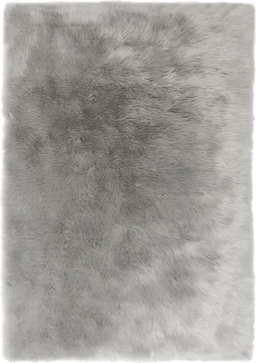 Produktbild von KADIMA DESIGN SCHAFSFELL LENNE 180 cm x 290 cm Grau Farbe Rechteckig Indoor Teppich