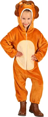 Produktbild von Kostüm Overall Plüsch Baby Löwe, Groesse:86