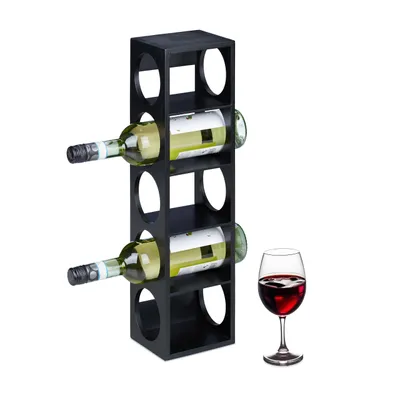 Image de Porte-bouteilles en bambou noir, RD46371