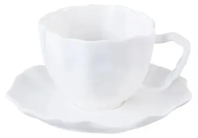 Productafbeelding van Bricard Angles Koffiekoppenset 12-delig 225 ml Wit Porselein