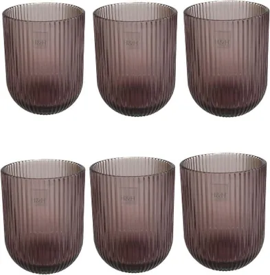 Immagine prodotto di Generico Set 6 bicchieri vetro peony lilac CL28