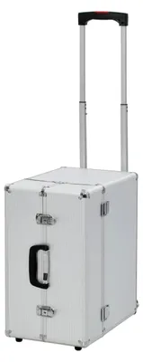 Produktbild von Pilotenkoffer Handgepäck Businesskoffer Reisekoffer Trolley Alukoffer 47x39x27cm Silbern Aluminium