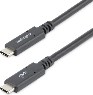 Produktbild von Startech.Com Usb-C To Usb-C Cable With 5a/100w Pd M/M 1.8m Usb 3.0 5gbps Usb-If Certification
