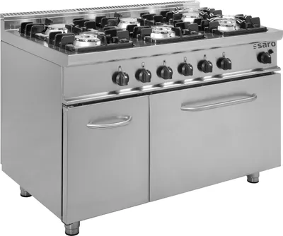 Immagine prodotto di Cucina a gas con forno a gas, modello E7/Kupg6Ln, dimensioni: L 1200 x P 700 x H 850