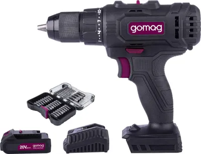 Produktbild von Gomag Akku-Bohrschrauber GO-BS45 20V Akkuschrauber Starter-Kit 2.0