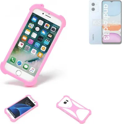 Produktbild von K-S-Trade Handy Hülle kompatibel mit UMIDIGI G2 Schutz Hülle Bumper Silikon Schutz Hülle Cover Case Silikoncase Silikonbumper TPU Softcase