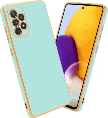 Produktbild von Cadorabo Schutzhülle für Samsung Galaxy A52 (4G / 5G) / A52s Hülle in Grün Handyhülle TPU Silikon Kameraschutz Etui Case