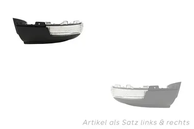 Produktbild von LED-Spiegelblinker passend für VW Tiguan (5N) 09/07- Set links & rechts 5N0949101D 5N0949101 5N0949102D 5N0949102 Johns