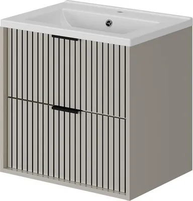 Zdjęcie produktu dla Zestaw mebli łazienkowych Vicco Ruford Kaszmir 60 x 57 cm z umywalką, Model 59658