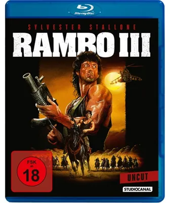 Produktbild von PLAION Rambo III - Uncut, Film, Blu-ray, Deutsch, Englisch, Französisch, 101 min, RAMBO III, Abenteuer