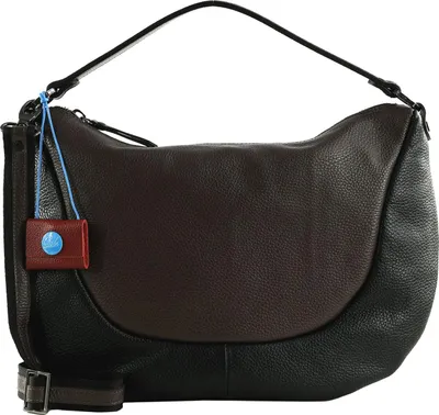 Produktbild von Gabs Leder Schultertasche Marty TG Multi Shoulder Bag Quercia + Nero + Zinco mehrfarbig