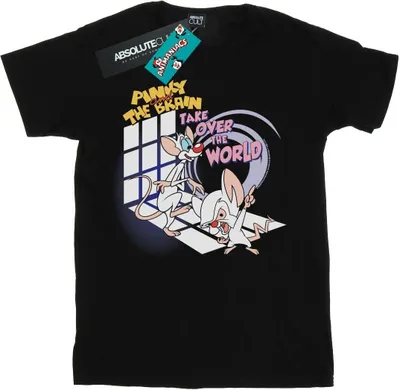 Produktbild von Animaniacs - "Take Over The World" T-Shirt für Herren BI10631 (S) (Schwarz)