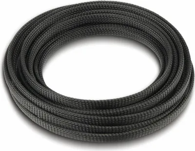 Obrázek produktu pro Pletená hadice, Ø 20 mm, PET, černá, 5 m