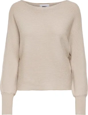Produktbild von ONLY Kurzer Strickpullover Knitted Basic Stretch Sweater U-Boot ONLADALINE Größe: L