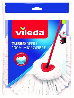 Image de vileda EASY WRING & CLEAN TURBO CLASSIC Housse pour balai à laver les sols 1 pce