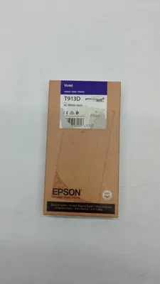 Imagen del producto de Cartucho de tinta violeta Epson T 913, 200 ml. Modelo: T 913D