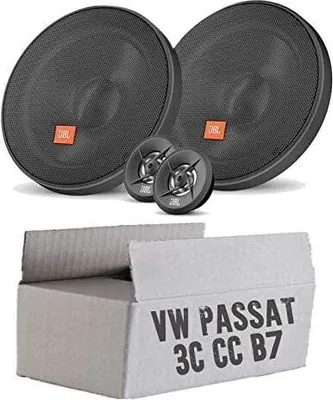 Produktbild von Lautsprecher Boxen JBL 16,5cm System Auto Einbausatz - Einbauset passend für VW Passat 3C CC B6 B7 Front - justSOUND