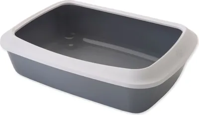 Zdjęcie produktu dla Kuweta z obrzeżem jest bardzo zbliżona do naturalnych potrzeb kota. Koty lubią mieć oko na swoje otoczenie, nawet gdy załatwiają swoje potrzeby, aby w razie potrzeby móc natychmiast uciec. kuweta "Iriz" jest wyposażona w obręcz.