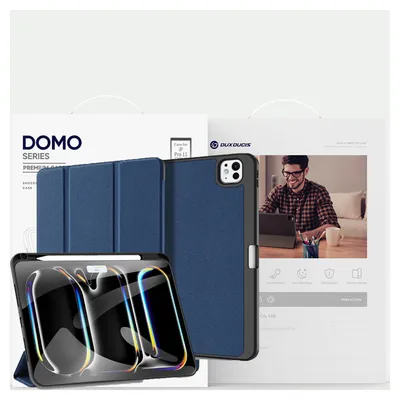 Immagine prodotto di Dux Ducis Domo Custodia con patta e Smart Sleep per Xiaomi Pad 6 / 6 Pro - Blu