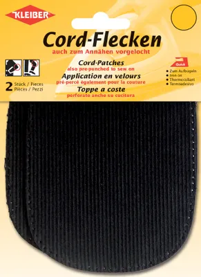 Obrázek produktu pro KLEIBER 39006 KLEIBER Záplaty na šňůry, 135 x 100 mm, černé