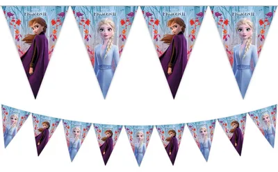 Produktbild von Flaggenbanner Disney Frozen II 2,3m