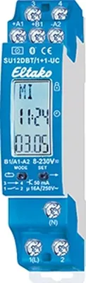 Zdjęcie produktu dla Przełącznik czasowy Eltako 2-kanałowy Bluetooth SU12DBT/1+1-UC (23200902)