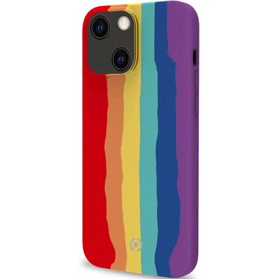 Produktbild von Celly RAINBOW iPhone 13, Cover, Apple, iPhone 13, 15,5 cm (6.1"), Mehrfarbig