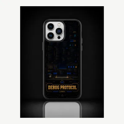 Image de Coque de protection pour iPhone 14 Pro Max, étui de téléphone avec motif de débogage – LUNØIR ©